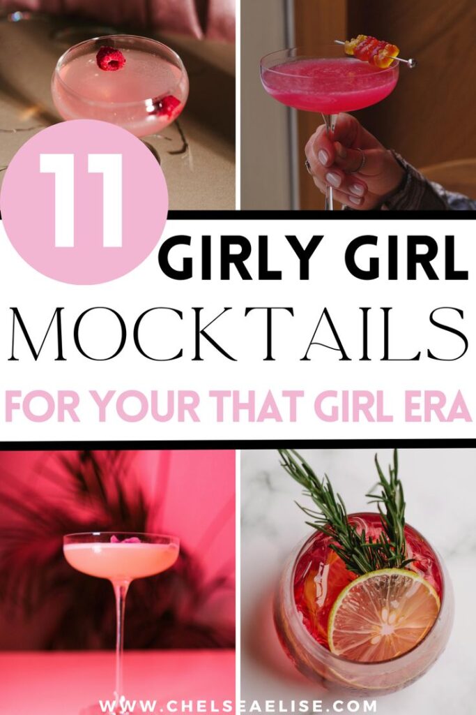 Girly Girl Mocktails_ 11 Pink Sips for Your That Girl Era girly girl mocktail