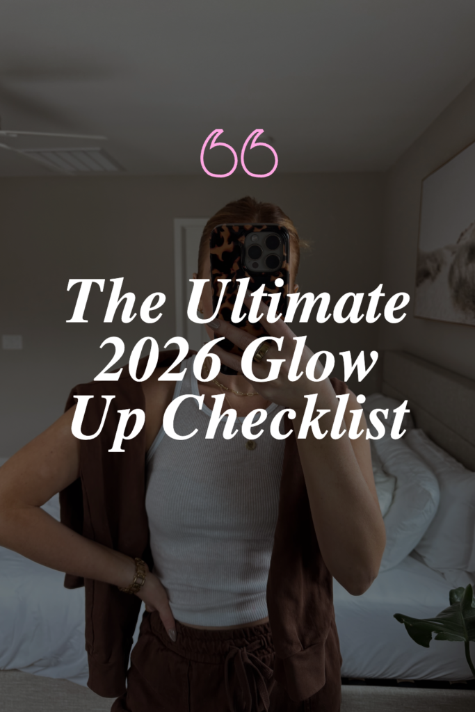 glow up checklist