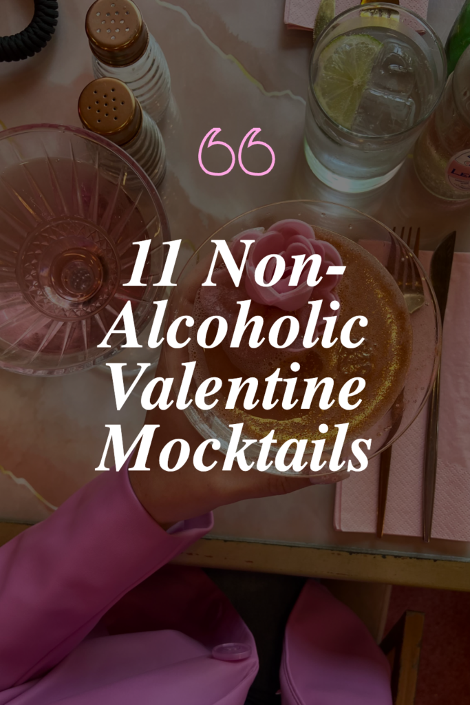 valentine mocktails