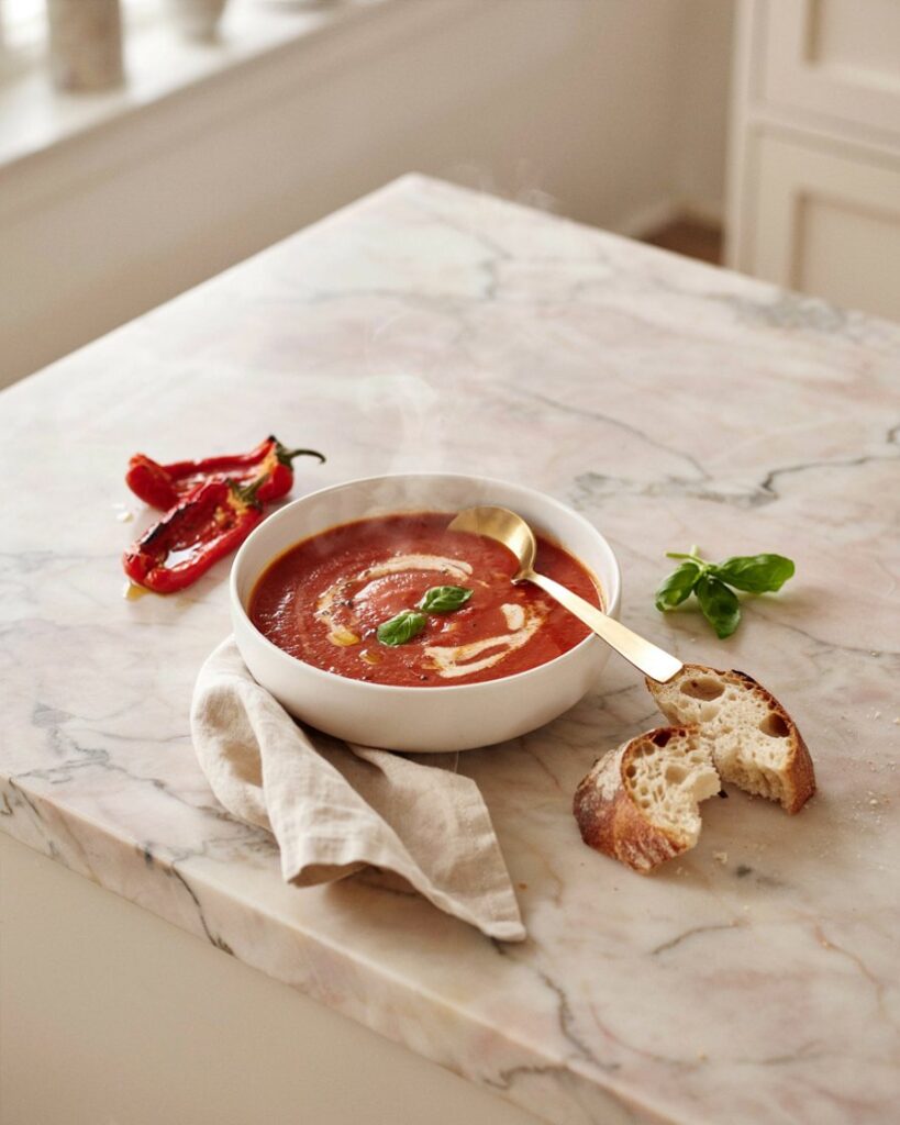 roasted red pepper soup