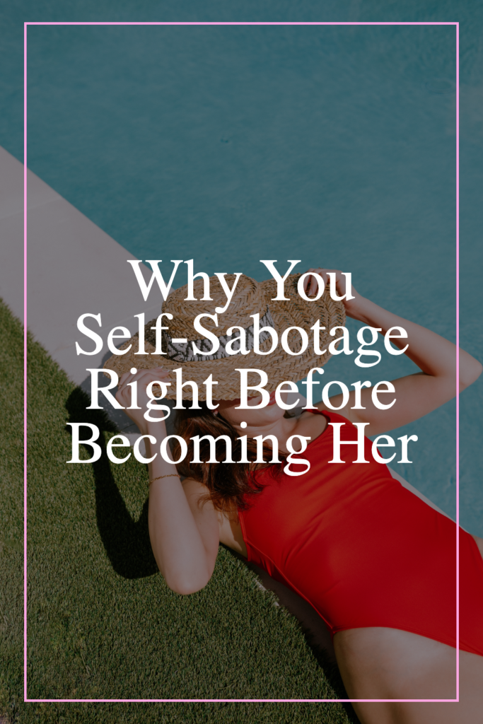 self sabotage