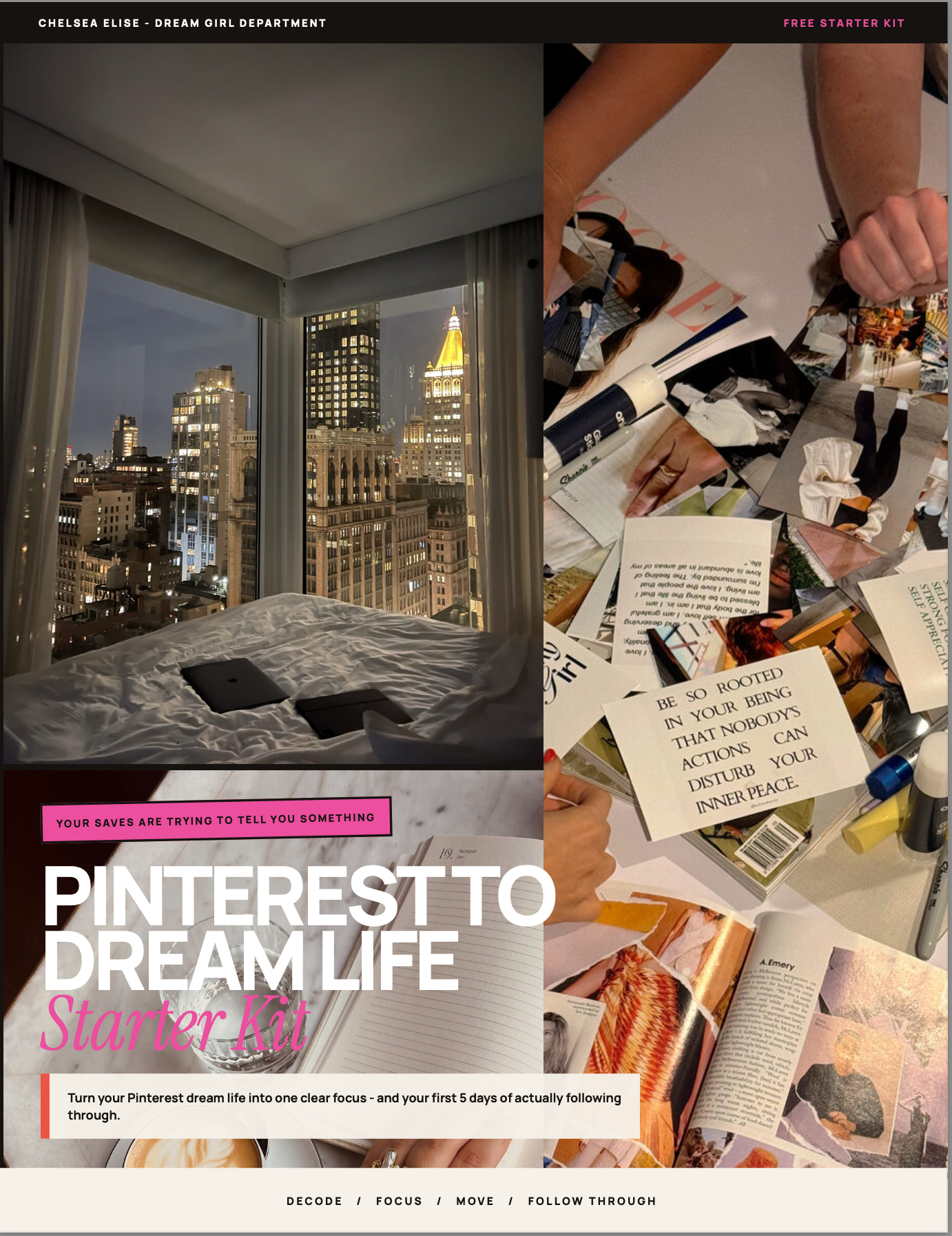 Pinterest to Dream Life Starter Kit cover